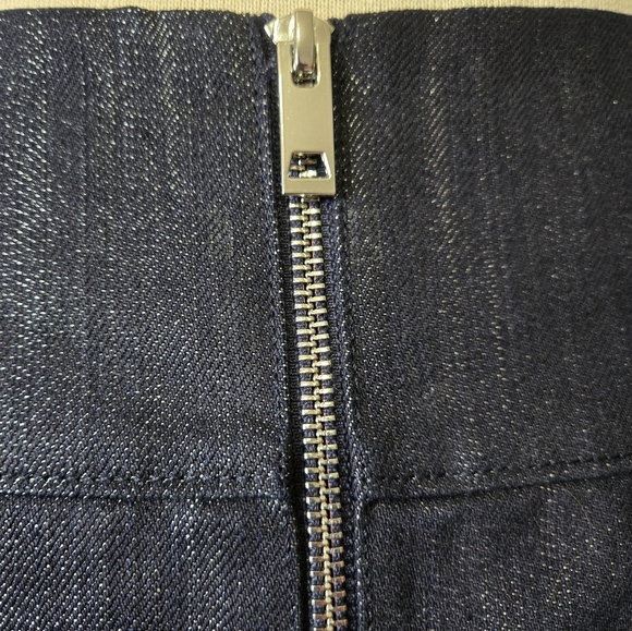 TALULA ARITZIA Silver Indigo Bustier Denim Mini Skirt. Size 6 - Picture 5 of 13